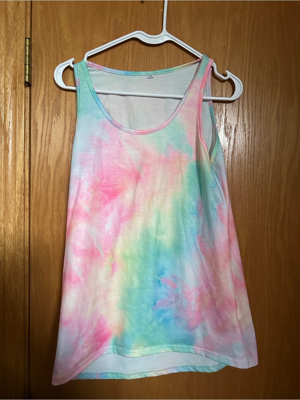 Women’s Pastel Tie-Dye Tank Top - Multicolor